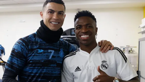 ‘আইডল’ রোনালদোর কাছ থেকে কী উপহার পেলেন ভিনিসিয়ুস