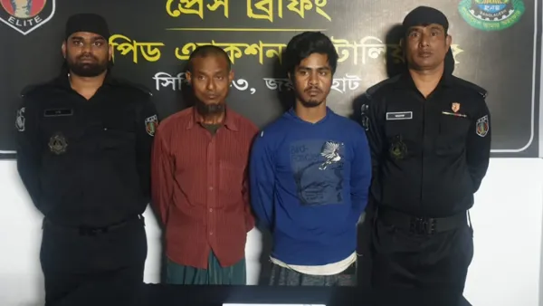 কিশোরীকে অপহরণের অভিযোগে বাবা-ছেলেকে গ্রেপ্তার