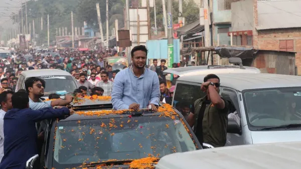 আচরণবিধি লঙ্ঘন করলেন সাকিব আল হাসান