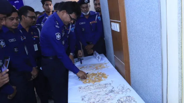 অস্ত্রসহ ৭ ডাকাত গ্রেপ্তার, স্বর্ণালংকার উদ্ধার