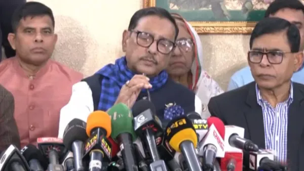 ট্রেনে নাশকতা নির্বাচন বিরোধী ষড়যন্ত্র: ওবায়দুল কাদের