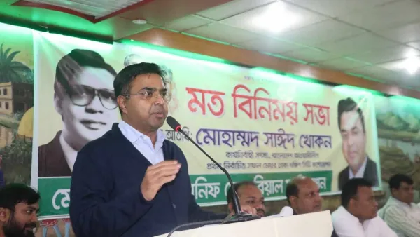 প্রতিদ্বন্দ্বী প্রার্থীকে ছোট করে দেখার সুযোগ নেই: সাঈদ খোকন