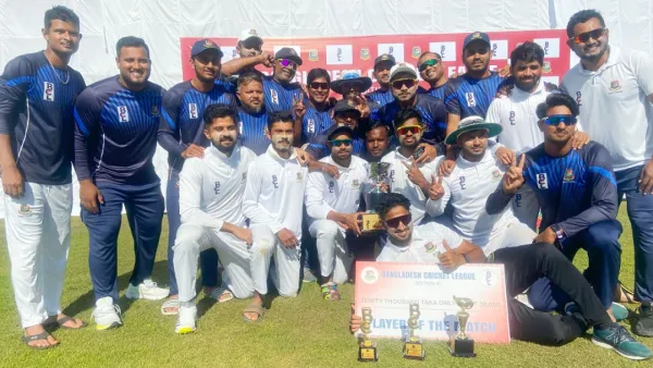 খালেদের আগুনে বোলিংয়ে প্রথমবার বিসিএল চ্যাম্পিয়ন পূর্বাঞ্চল