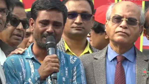 কেঁদে কেঁদে মিজান বললেন, ‘জাতির কাছে বিচার দিতে এসেছি’