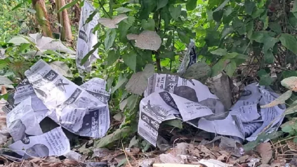 নৌকার প্রার্থীর পোস্টার ছিঁড়ল দুস্কৃতিকারীরা