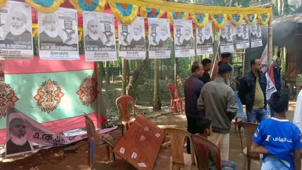 পিরোজপুরে স্বতন্ত্র প্রার্থীর নির্বাচনী ক্যাম্পে আগুন