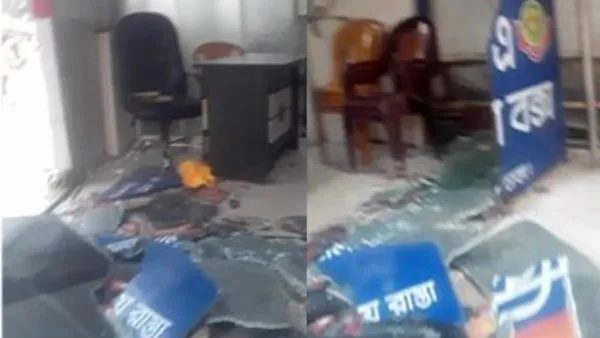 রাজধানীতে পুলিশ বক্সে হামলা