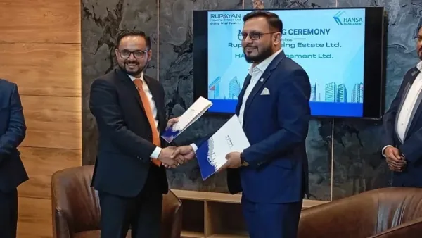 হানসা ম্যানেজমেন্টের সঙ্গে রূপায়ণ হাউজিংয়ের চুক্তি স্বাক্ষর