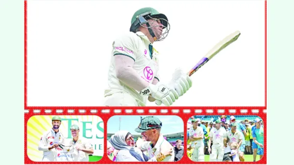 সিডনিতে রঙিন বিদায় ওয়ার্নারের