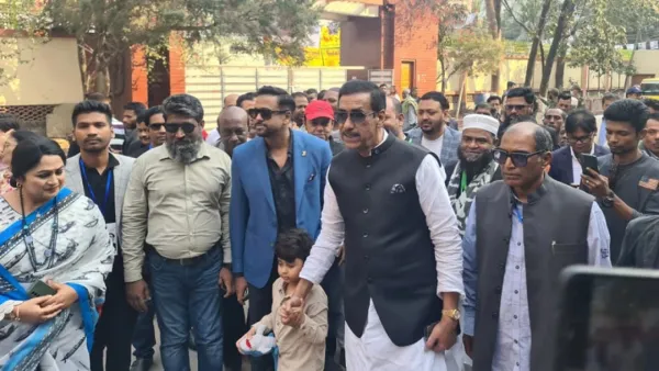 শেষ বেলায় ভোট দিয়ে যা বললেন শামীম ওসমান