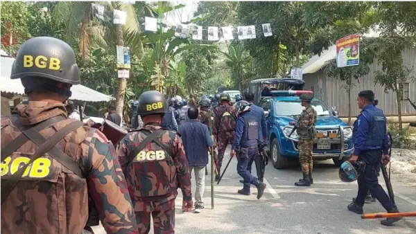 স্বতন্ত্র প্রার্থীর বিজয় মিছিলে বোমা হামলা