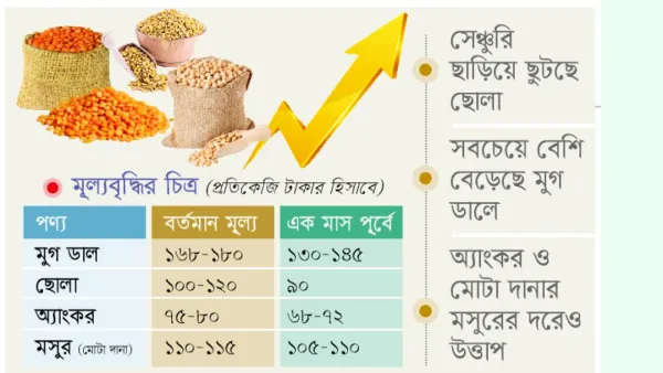 ডালের বাজারে হঠাৎ ডামাডোল