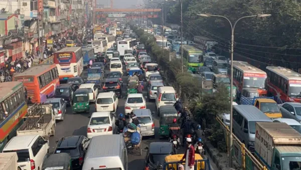 বিমানবন্দর রোডে যানজটের শঙ্কা