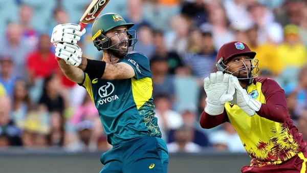 ম্যাক্সওয়েলের সেঞ্চুরি, ৪৪৮ রানের টি-টোয়েন্টি ম্যাচে উইন্ডিজের হার