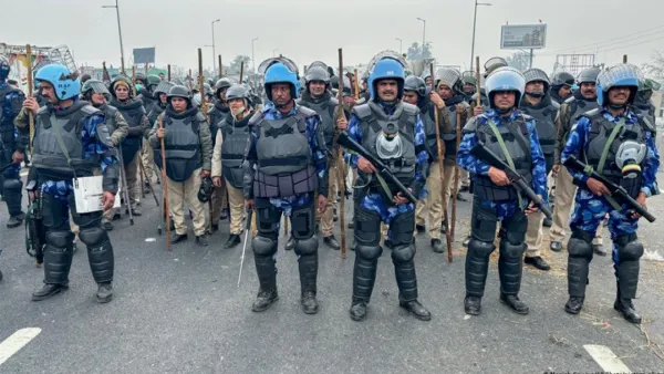 কৃষক বিক্ষোভ ঠেকাতে ড্রোন ব্যবহার করছে ভারত