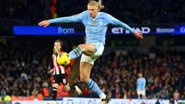 হলান্ডের গোলে পয়েন্ট ব্যবধান কমাল ম্যানসিটি