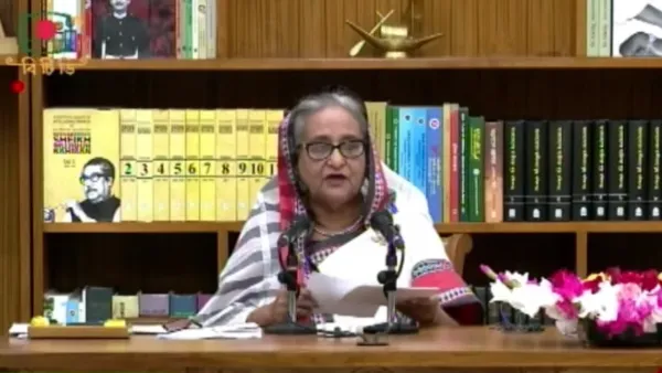 জার্মানি সফর নিয়ে প্রধানমন্ত্রীর সংবাদ সম্মেলন শুরু