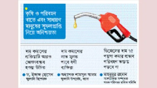 জ্বালানির দাম নামমাত্র কমল