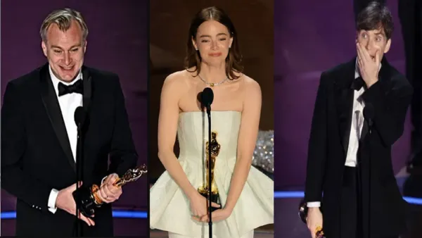 সেরা সিনেমা ওপেনহাইমার, সেরা অভিনেতা মারফি-অভিনেত্রী এমা