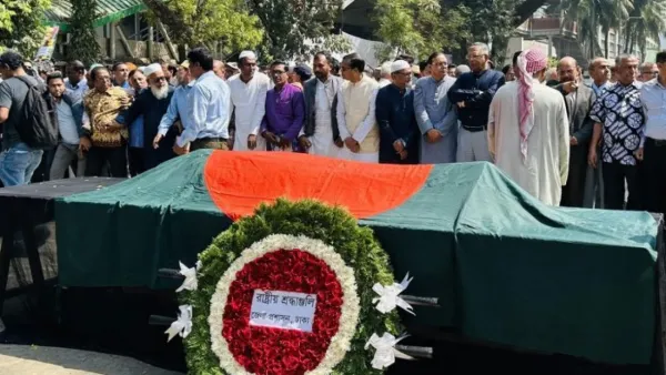 জাতীয় প্রেসক্লাবে প্রধানমন্ত্রীর প্রেস সচিবের জানাজা অনুষ্ঠিত