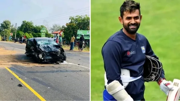 গাড়ি দুর্ঘটনার কবলে শ্রীলংকার সাবেক ক্রিকেটার