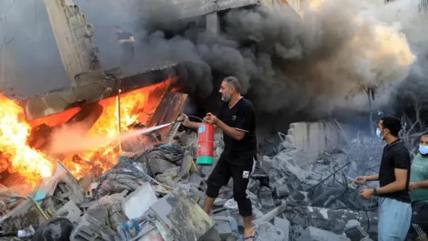 গাজায় ইসরায়েলি বিমান হামলায় নিহত ২২