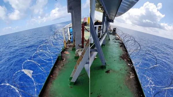 এমভি আবদুল্লাহতে দেওয়া হলো কাঁটাতারের বেস্টনি