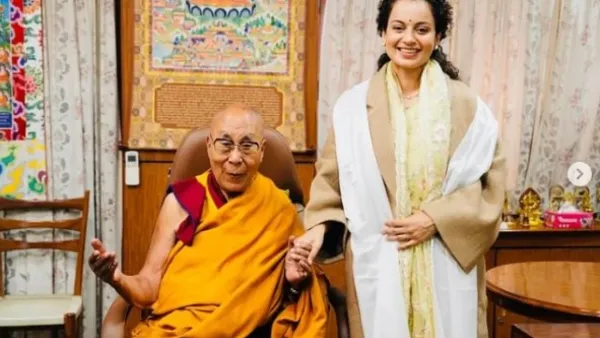 শান্তির খোঁজে দলাই লামার দ্বারস্থ হলেন কঙ্গনা