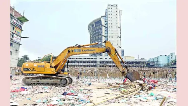 উচ্ছেদে ফাঁকা বঙ্গবাজার অনিশ্চয়তায় ব্যবসায়ীরা