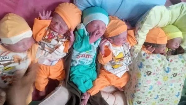 একসঙ্গে ৬ সন্তান প্রসব, সুস্থ আছে সবাই