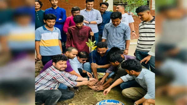 চট্টগ্রাম কলেজ ছাত্রলীগের বৃক্ষরোপণ