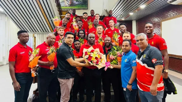 ঢাকায় জিম্বাবুয়ে ক্রিকেট দল