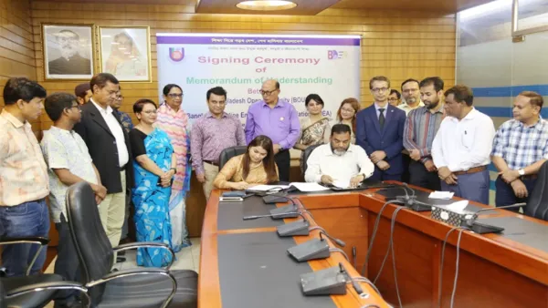বিওইএ ও ওপেন স্কুলের মধ্যে চুক্তি স্বাক্ষর