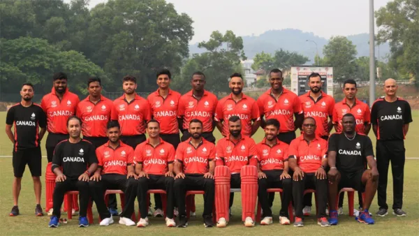 প্রথমবার টি-টোয়েন্টি বিশ্বকাপে অংশ নেওয়া কানাডার দল ঘোষণা
