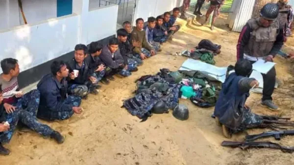 মিয়ানমারের আরও ৮৮ সীমান্তরক্ষী অস্ত্র নিয়ে বাংলাদেশে