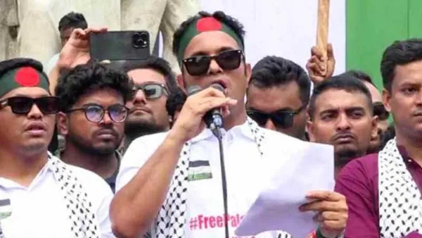 পুরো ফিলিস্তিনকে মৃত্যু উপত্যকায় পরিণত করা হয়েছে: ছাত্রলীগ সভাপতি