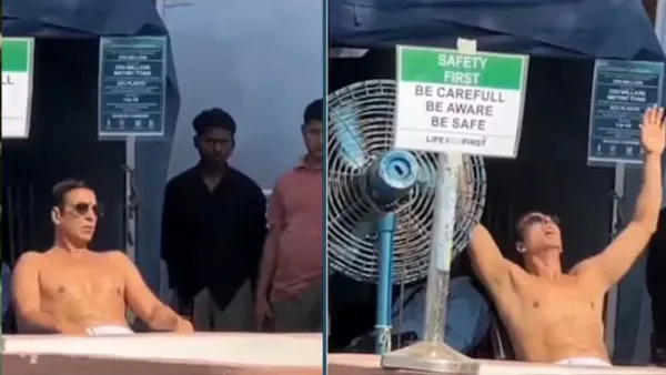 শুটিংয়ে অক্ষয়ের অবাক কাণ্ড!