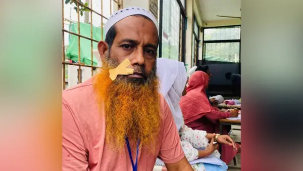 কেন্দ্র থেকে বের হতে রাজি না হওয়ায় পোলিং এজেন্টকে মারধর