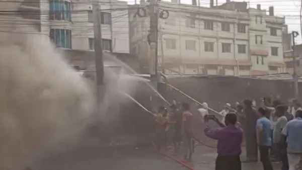 কারওয়ান বাজারের আগুন নিয়ন্ত্রণে