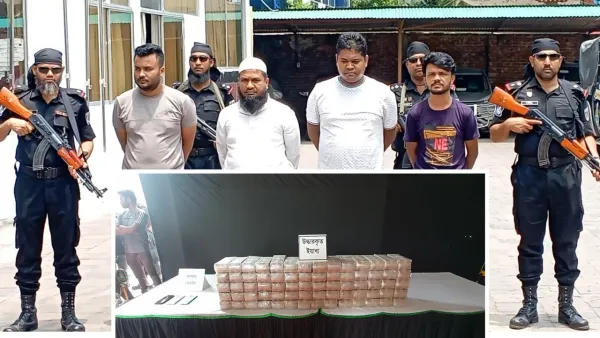 বিলাসবহুল পাজেরোতে পাচার হচ্ছিল ৭ লাখ ইয়াবা