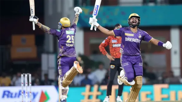 হায়দরাবাদকে গুঁড়িয়ে চ্যাম্পিয়ন কলকাতা