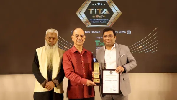 হসপিটালিটি বিজনেস প্রফেশনাল অ্যাওয়ার্ড পেলেন শাখাওয়াত হোসেন