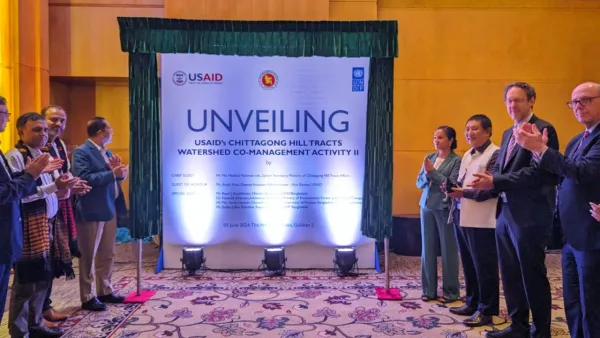 পার্বত্য চট্টগ্রামে সিএইচটিডাব্লিউসিএ-২ প্রকল্পের দ্বিতীয় পর্যায়ের যাত্রা শুরু