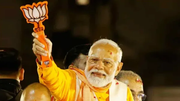 নেহরুর পর হ্যাটট্রিক জয়ের পথে মোদি