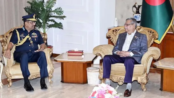 রাষ্ট্রপতির সঙ্গে বিমান বাহিনী প্রধানের বিদায়ী সাক্ষাৎ