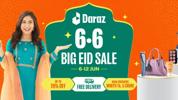 দারাজ শুরু করল ‘৬.৬ বিগ ঈদ সেল’ ক্যাম্পেইন