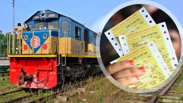 ঈদযাত্রা: ট্রেনের ফিরতি টিকিট বিক্রি শুরু আজ