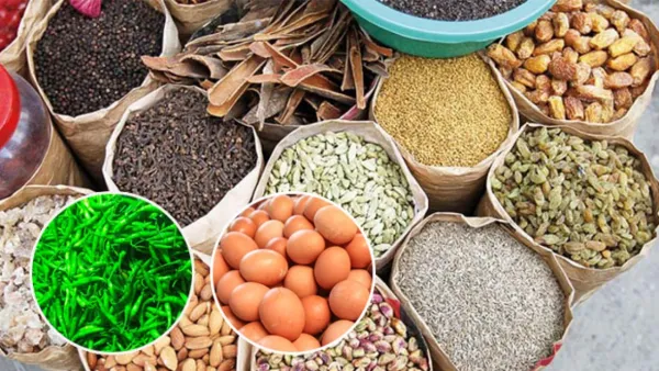 কমছে না কাঁচা মরিচের ঝাঁঝ, সব ধরনের মসলার দাম বেশি