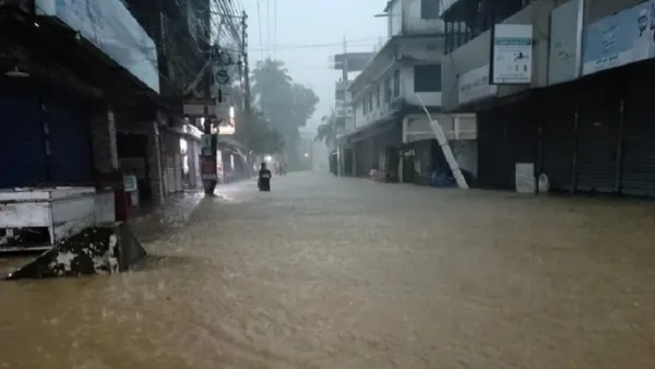 বৃষ্টিতে ডুবলো সিলেট, ঈদ আনন্দ ম্লান
