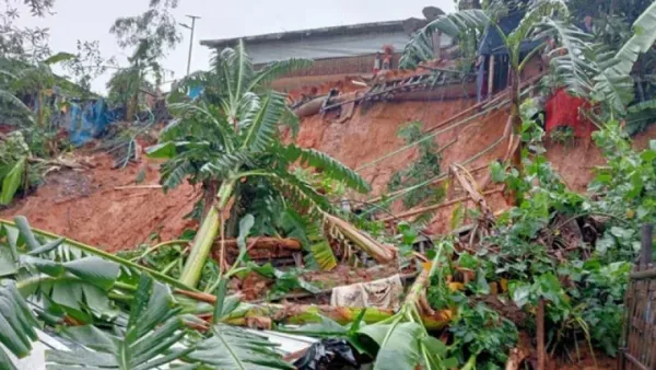 রোহিঙ্গা ক্যাম্পে ফের পাহাড় ধস, ২ জনের মৃত্যু